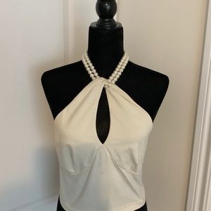 PEARL NECK HALTER SUPER RARE